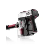 Electronice si Electrocasnice - Ingrijirea locuintei - Aspiratoare - Aspirator vertical 2 in 1 fara fir ETA Elastic 2231, Li-ion 21.6 V, 0.45 l, tub flexibil, negru cu rosu - Infinity.ro