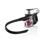 Electronice si Electrocasnice - Ingrijirea locuintei - Aspiratoare - Aspirator vertical 2 in 1 fara fir ETA Elastic 2231, Li-ion 21.6 V, 0.45 l, tub flexibil, negru cu rosu - Infinity.ro