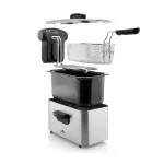 Electronice si Electrocasnice - Electrocasnice bucatarie - Aparate de gatit & desert - Friteuze - Friteuza ETA Fritola 3172, 2000W, 3 litri, otel inoxidabil, control temperatura 150–190 °C - Infinity.ro