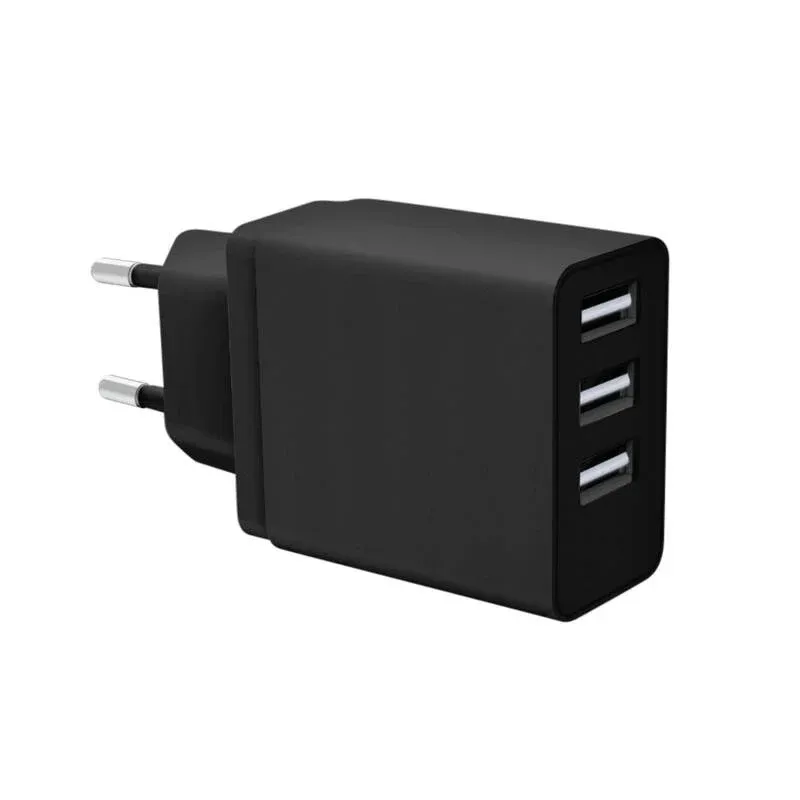 Laptop, Telefoane si Tablete - Telefoane mobile si accesorii - Accesorii Telefoane - Incarcatoare telefoane - Incarcator de retea GoGEN ACH 301B, 3 x USB, 5V/3.1 A, 15.5 W, negru - Infinity.ro