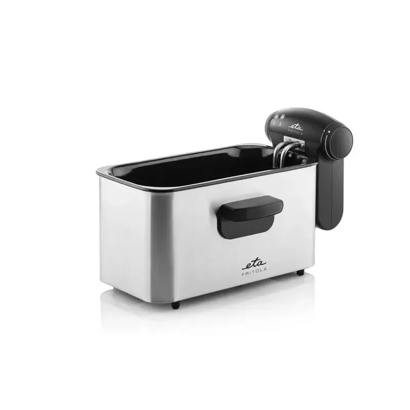 Electronice si Electrocasnice - Electrocasnice bucatarie - Aparate de gatit & desert - Friteuze - Friteuza ETA Fritola 3172, 2000W, 3 litri, otel inoxidabil, control temperatura 150–190 °C - Infinity.ro