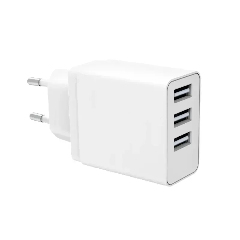 Laptop, Telefoane si Tablete - Telefoane mobile si accesorii - Accesorii Telefoane - Incarcatoare telefoane - Incarcator de retea GoGEN ACH 301W, 3 x USB, 5V/3.1 A, 15.5 W, alb - Infinity.ro