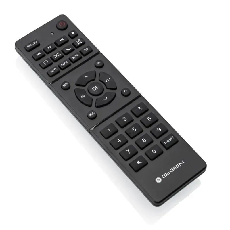 TV, Audio-Video si Foto - Portabile audio - Radio - Internet radio GoGEN IR 257 BTDAB, 2x5W, DAB+/FM, LCD, Bluetooth, telecomanda, negru/argintiu - Infinity.ro