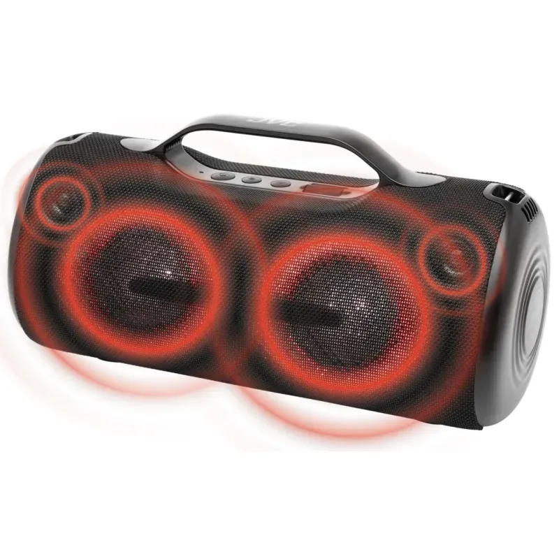 TV, Audio-Video si Foto - Portabile audio - Boxe portabile - Boxa Portabila JVC XS-E643B, 60W, Bluetooth 5.3, baterie Litiu-ion 3,7V/10800mAh, TWS, IPX5, efecte luminoase, negru - Infinity.ro