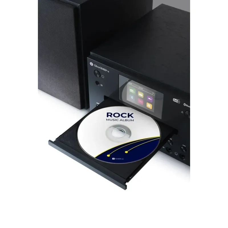 TV, Audio-Video si Foto - Home cinema si Soundbar - Sisteme audio - Sistem audio GoGEN MSC 472 BTDAB, 2 x 15 W, Bluetooth, CD, DAB+/FM, LCD color, telecomanda, gri - Infinity.ro