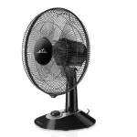 Electronice si Electrocasnice - Climatizare si sisteme de incalzire - Aparate racire aer - Ventilatoare - Ventilator de masa ETA Zefir 1607 90010, 45W, 30 cm, 5 palete, 4 moduri de suflare a aerului, oscilatie, negru - Infinity.ro
