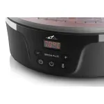 Electronice si Electrocasnice - Electrocasnice bucatarie - Aparate de gatit & desert - Deshidratoare - Deshidrator de alimente ETA Secca Plus 8301 90000, 380 W, 8 niveluri, 35-70 °C, afisaj LED, negru - Infinity.ro