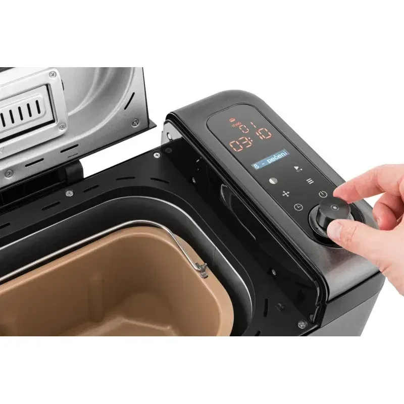 Electronice si Electrocasnice - Electrocasnice bucatarie - Preparare paine - Masini de paine - Masina de facut paine ETA Duplica II MAX 3147 90000, 850W, 24 programe, capacitate 1,5 kg, otel inoxidabil - Infinity.ro