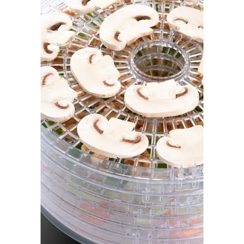 Electronice si Electrocasnice - Electrocasnice bucatarie - Aparate de gatit & desert - Deshidratoare - Deshidrator de alimente ETA Secca Plus 8301 90000, 380 W, 8 niveluri, 35-70 °C, afisaj LED, negru - Infinity.ro