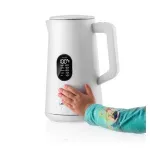 Casa si Gradina - Bucatarie si vesela - Vase pentru gatit - Ibrice - Cana fierbator ETA Elsa 5597 90010 alba, 1,5 L, 1800 W, izolare cu pereti dubli, 40 - 100 ° C, otel inoxidabil - Infinity.ro