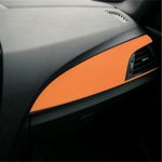 Auto si Moto - Piese auto si accesorii - Piese auto - Tuning - Folie Auto Colantare Trimuri, Model Catifea Orange, 100 x 45cm - Infinity.ro