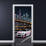 Casa si Gradina - Decoratiuni - Stickere decorative - Folie imprimata color pentru decor Usa, dimensiune 200 x 90cm, model: AVX-DR06 - Infinity.ro