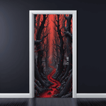 Casa si Gradina - Decoratiuni - Stickere decorative - Folie imprimata color pentru decor Usa, dimensiune 200 x 90cm, model: AVX-DR12 - Infinity.ro