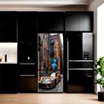 Casa si Gradina - Decoratiuni - Stickere decorative - Folie imprimata color pentru decor Frigider, dimensiune 200 x 90cm, model: AVX-FR01 - Infinity.ro