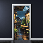 Casa si Gradina - Decoratiuni - Stickere decorative - Folie imprimata color pentru decor Usa, dimensiune 200 x 90cm, model: AVX-DR23 - Infinity.ro