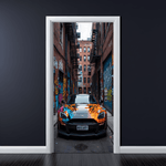 Casa si Gradina - Decoratiuni - Decoratiuni perete - Folie imprimata color pentru decor Usa, dimensiune 200 x 90cm, model: AVX-DR03 - Infinity.ro