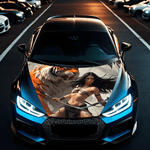 Auto si Moto - Piese auto si accesorii - Piese auto - Tuning - Folie Capota Auto "Hood Art" rezistenta la exterior, marime M (165 x 120cm) - Cod: AVX-CAPOTA-004M - Infinity.ro