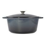 Casa si Gradina - Bucatarie si vesela - Vase pentru gatit - Oale si cratite - Oala de fonta emailata cu capac, maner din inox, 10 L, Perfect Home - Infinity.ro