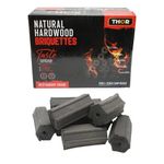 Casa si Gradina - Gradina si terasa - Gratare si accesorii - Accesorii gratare - Carbuni pentru gratar, brichetati, hexagonali, din lemn de esenta tare, ardere 5 ore, 10 kg, Thor - Infinity.ro