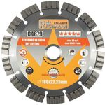 Casa si Gradina - Constructii - Scule electrice si accesorii - Accesorii polizare si slefuire - Disc diamantat segmentat, beton, taiere uscata, 180 mm/22.23 mm, Richmann Exclusive - Infinity.ro