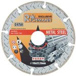 Casa si Gradina - Constructii - Scule electrice si accesorii - Accesorii polizare si slefuire - Disc diamantat segmentat, metal, taiere uscata, 115x1.4 mm, Richmann Exclusive - Infinity.ro