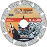 Casa si Gradina - Constructii - Scule electrice si accesorii - Accesorii polizare si slefuire - Disc diamantat segmentat, metal, taiere uscata, 125x1.4 mm, Richmann Exclusive - Infinity.ro