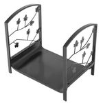 Casa si Gradina - Termice - Sobe, Seminee si accesorii - Accesorii seminee si sobe - Suport lemne semineu, negru, 40x37x31 cm - Infinity.ro