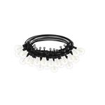 Casa si Gradina - Corpuri si surse de iluminat - Iluminat exterior - Instalatii luminoase exterior - Ghirlanda tip sirag de becuri, 20 LED, 220-240V, IP44, 6 cm, 10 m - Infinity.ro