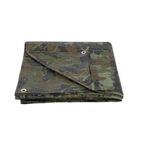 Casa si Gradina - Gradinarit si plante - Sere si solarii - Prelata impermeabila cu inele, 7.9x11.9 m, PE, 80 g/mp, camuflaj, 96 mp - Infinity.ro