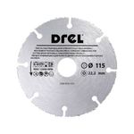 Casa si Gradina - Constructii - Scule electrice si accesorii - Accesorii polizare si slefuire - Disc diamant segmentat, lemn, taiere uscata, 115 mm/22.2 mm, Drel - Infinity.ro