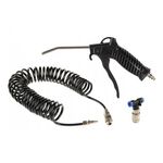 Auto si Moto - Piese auto si accesorii - Piese auto - Racorduri si furtune - Set de suflat cu pistol, furtun spiralat, cuplaje, 13ATM - Infinity.ro