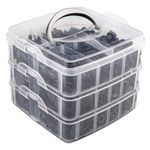 Auto si Moto - Reparatii si depanare - Scule auto - Scule si truse auto - Set cleme - clipsuri reconditionare auto, 620 piese, diferite modele - Infinity.ro