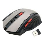 PC, gaming si accesorii - Periferice PC - Mouse - Mouse Optic Gaming Wireless, 1600 DPI, culoare Silver - Infinity.ro