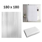 Casa si Gradina - Textile si covoare - Perdele si draperii - Perdele - Perdea de dus semitransparenta din PEVA, dimensiune 180 x 180 cm - Infinity.ro