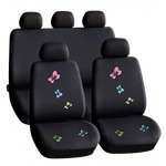 Auto si Moto - Intretinere auto - Huse auto - Set huse scaun auto ieftine, Universale 9 piese, model BUTTERFLY - Infinity.ro