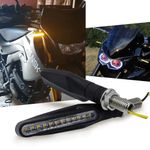 Auto si Moto - Moto - Accesorii moto si consumabile - Set 2 lampi Semnalizare Moto SECVENTIALA, cu 2 functii, pozitie si semnalizare, 12V - Infinity.ro