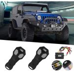 Auto si Moto - Piese auto si accesorii - Caroserie - Sisteme de tractare - Modul cu 2 telecomenzi Wireless pentru actionare Troliu, destinatie Off-Road, ATV, SSV, QUAD (AVX-T100123-8) - Infinity.ro