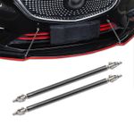 Auto si Moto - Piese auto si accesorii - Interior auto - Accesorii interior - Set 2 Tije din Aluminiu reglabile pentru Consolidare Spoiler, lungime 15cm, IMITATIE CARBON - Infinity.ro