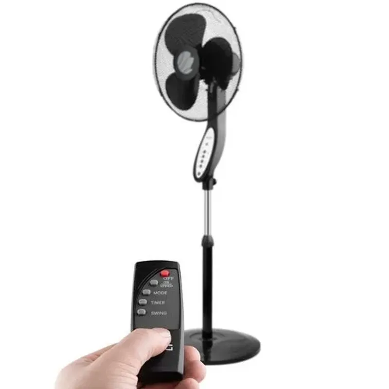 Electronice si Electrocasnice - Climatizare si sisteme de incalzire - Aparate racire aer - Ventilatoare - Ventilator cu picior ECG FS 40 R, 50W, 40cm, 3 viteze, telecomanda - Infinity.ro