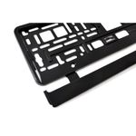 Auto si Moto - Piese auto si accesorii - Caroserie - Alte accesorii caroserie - Suport numar inmatriculare negru 52.3 x 11cm - Infinity.ro