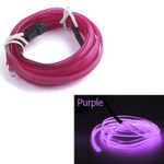 Auto si Moto - Electrice auto - Sigurante si accesorii - Fir Neon Auto "EL Wire" culoare Mov, lungime 1M, alimentare 12V, droser inclus - Infinity.ro