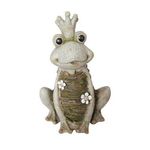 Casa si Gradina - Gradina si terasa - Mobilier exterior - Accesorii pentru gradina - Decoratiune gradina, ceramica, broasca regina, 28.5x23x43 cm - Infinity.ro