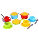 Jucarii, Copii si Bebe - Jucarii si jocuri - Jucarii de rol - Bucatarii copii - Set vesela, Technok, multicolor - Infinity.ro