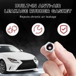 Auto si Moto - Anvelope si jante - Accesorii roti - Alte accesorii roti - Set 12 Capace Hexagonale pentru Valva Auto, Aliaj Aluminiu, Lungime 1.8 cm, Argintiu - Infinity.ro