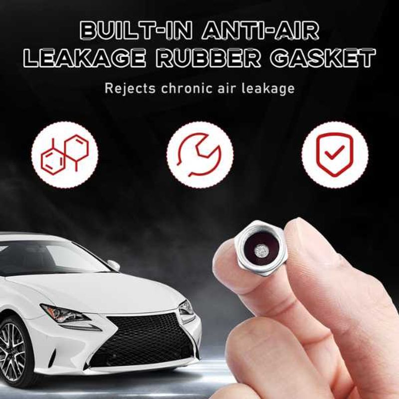 Auto si Moto - Anvelope si jante - Accesorii roti - Alte accesorii roti - Set 12 Capace Hexagonale pentru Valva Auto, Aliaj Aluminiu, Lungime 1.8 cm, Argintiu - Infinity.ro
