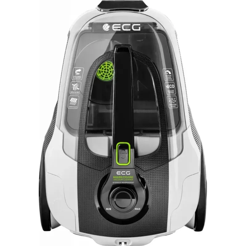 Electronice si Electrocasnice - Ingrijirea locuintei - Aspiratoare - Aspirator fara sac ECG VP BS6115 Independent, 800 W, capacitate 2 litri, filtre HEPA - Infinity.ro