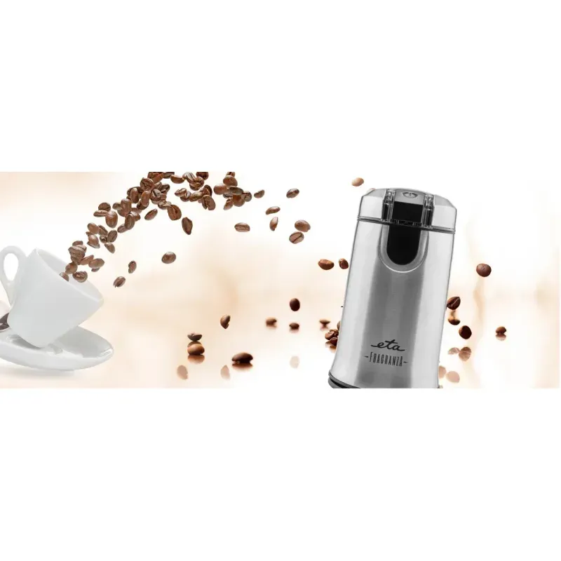 Casa si Gradina - Bucatarie si vesela - Ustensile bucatarie - Rasnite si dozatoare condimente - Rasnita de cafea ETA Fragranza 0066, 150 W, 50 g, 29.000 rpm, otel inoxidabil - Infinity.ro