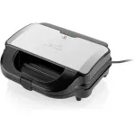 Electronice si Electrocasnice - Electrocasnice bucatarie - Preparare paine - Sandwich-maker - Sandwich-maker 4 in 1, ETA Sorento 3151, 900 W, otel inoxidabil, 4 tipuri de placi detasabile - Infinity.ro