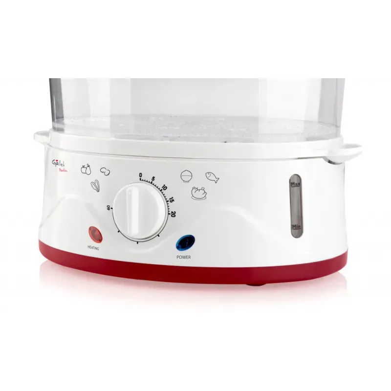 Electronice si Electrocasnice - Electrocasnice bucatarie - Aparate de gatit & desert - Aparate de gatit cu aburi - Aparat de gatit cu aburi GALLET PANTIN CUV962, 8,5 L, 900 W, timer, oprire automata - Infinity.ro
