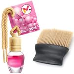 Auto si Moto - Intretinere auto - Odorizante auto - Odorizant Auto Aroma Bubble Gum si Perie cu Maner Ergonomic si Fire din Nylon SoftTouch - Infinity.ro